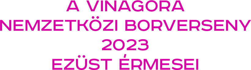 A vinagora nemzetközi borverseny 2023 ezüst érmesei